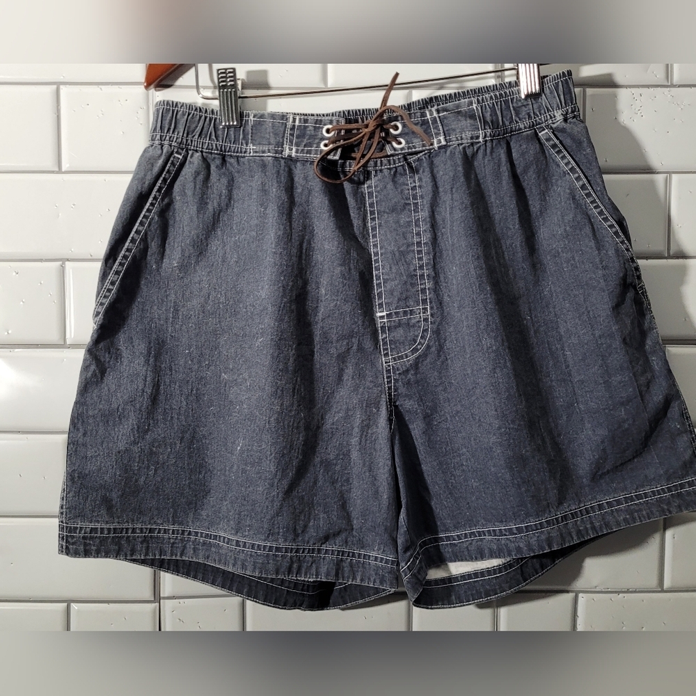 Southern Proper Style Hatchie Short Mens Youths Elastic Waist Short Leather Draw